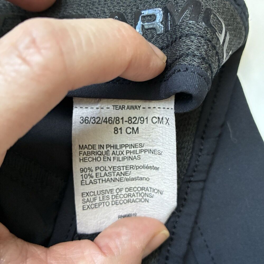 Under Armour 36x30 Black UA Drive 1364407 Straight Golf Mens Dress Pants Comfort - Picture 10 of 11